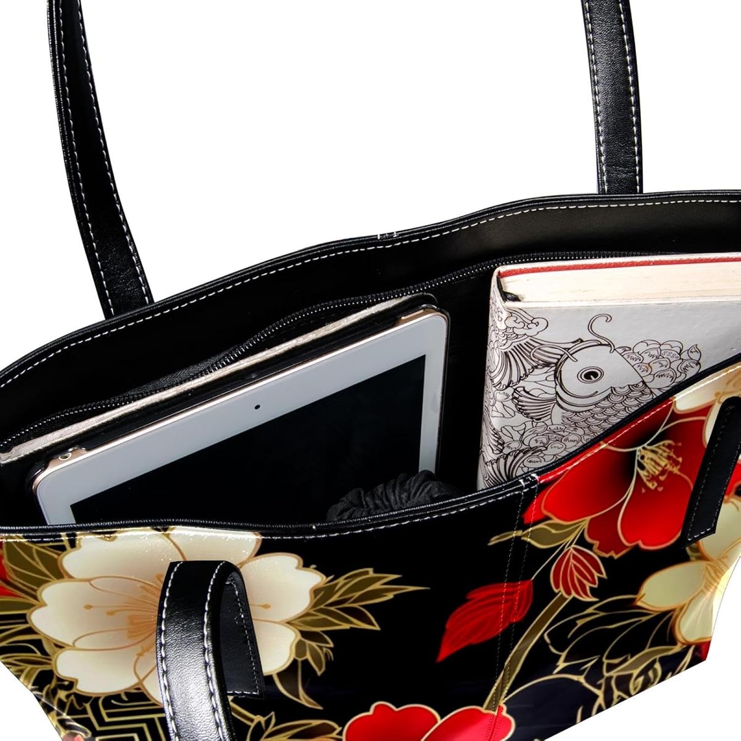 [YTYVAGT] 女性用財布、トートバッグ美学、レディーストートハンドバッグ,花ヴィンテージチェック桜