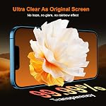 Matte Screen Protector for iPhone 14/13/13 Pro [2 Pack], 9H Full-Screen Matt Tempered Glass Film, Anti-Glare, Anti-Fingerprint, Smooth Touch Screen Protector
