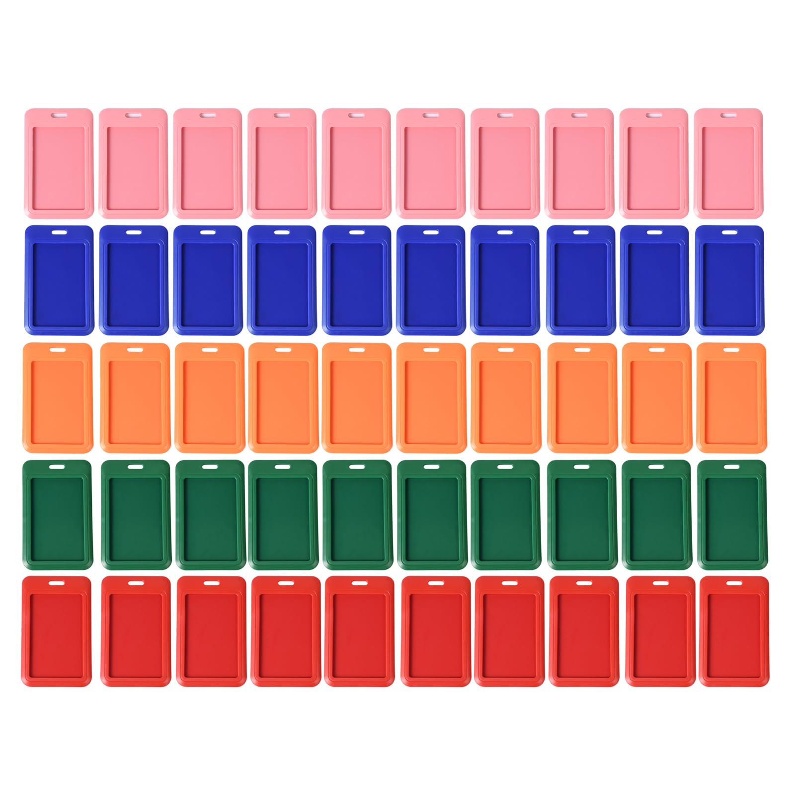 50 Pieces Sliding Id Badge Holder, Card Holder, Name Card Protector, Badge Holders