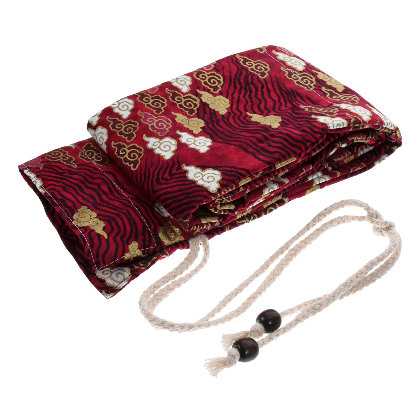VICASKY Paquet pour Flûte en Coton Rouge, Pochette de Rangement Portable et Protectrice pour Instruments à Vent, Style Simple, pour Clarinette et Flûte