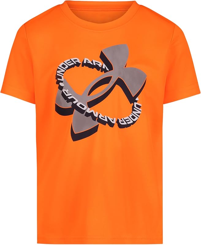 Under Armour Boys' Short Sleeve Logo Graphic T-Shirt, Lightweight & Breathable, Relaxed Fit