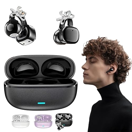 2026 Nuove cuffie auricolari aperte con clip, auricolari Bluetooth wireless