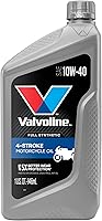 Vista 20 de Valvoline Aceite de motor de motocicleta de 4 tiempos 10W-40, 1 cuarto de galón