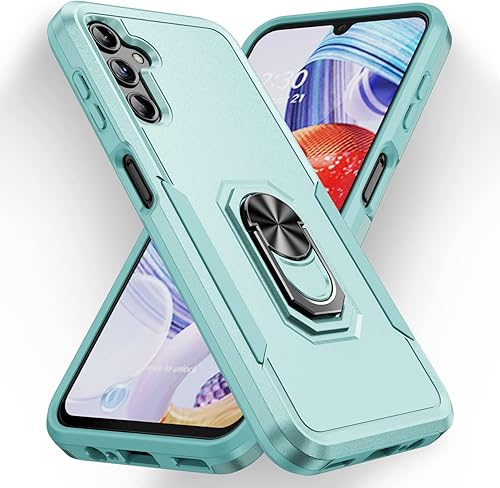Fucozan Funda para Samsung Galaxy A14 5G con protector de pantalla con anillo de soporte, resistente protección de grado militar a prueba de golpes