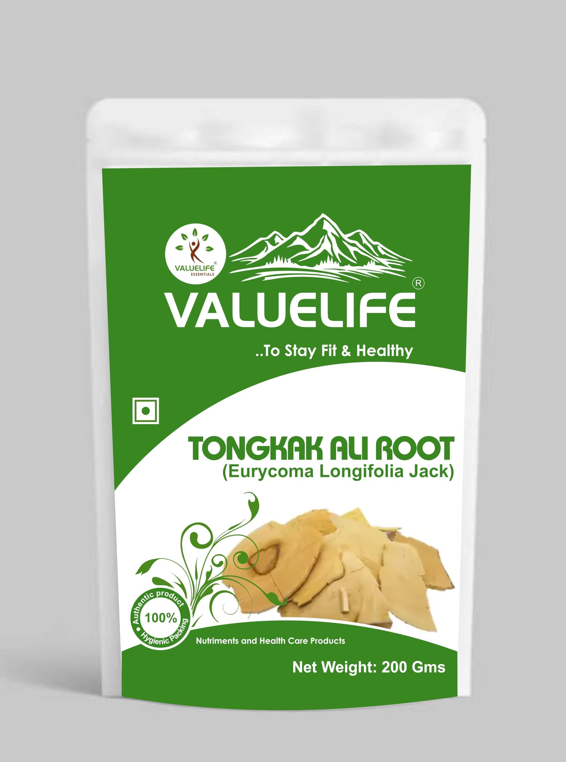 Tongkat Ali Root Powder, 200 Grams, Valulife