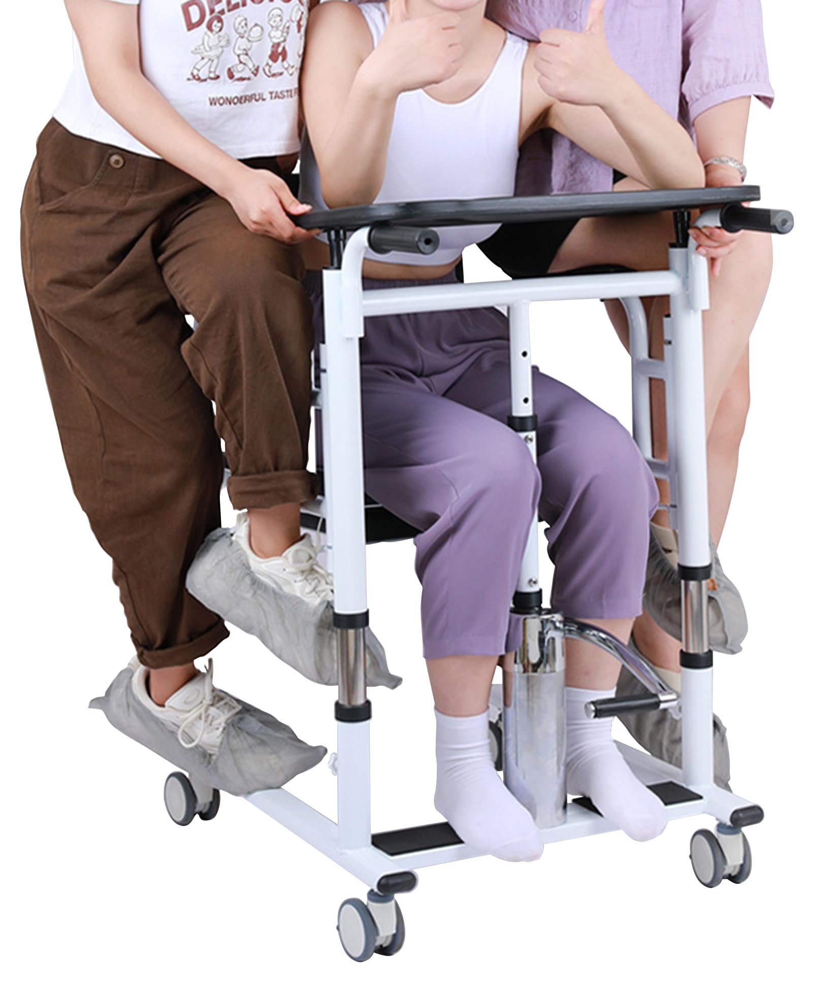 BOTOWI Elevador de Transferencia Grúa Hidráulica para Personas Mayores, Transferencia Corporal, Silla de Traslado de Ayuda para Personas Mayores, No para Pacientes con Parálisis Total