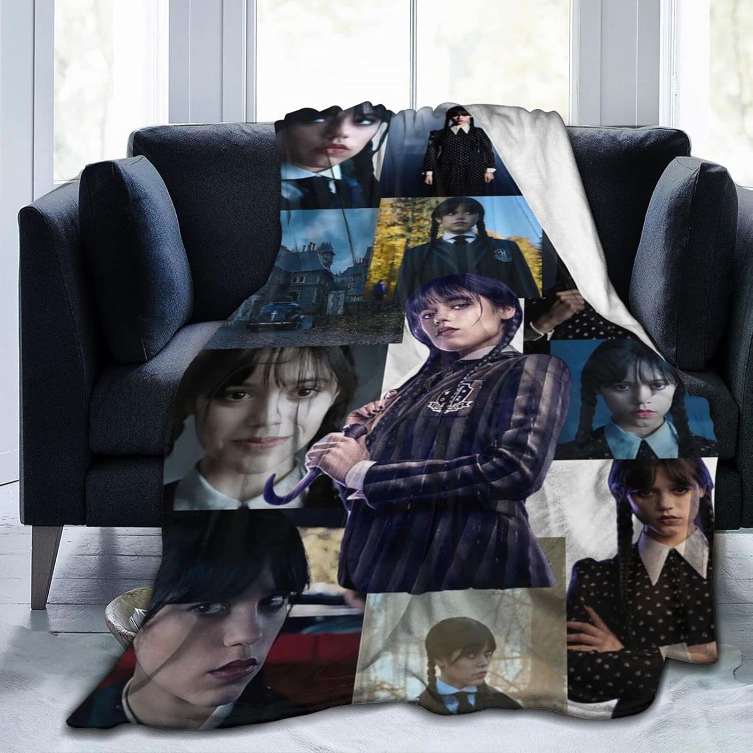 Jenna Ortega Blanket, Lightweight & UltraSoft Flannel