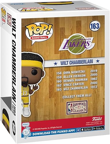 Miniatura 3 de Funko Pop! NBA Legends - Wilt Chamberlain (All-Star 1972)