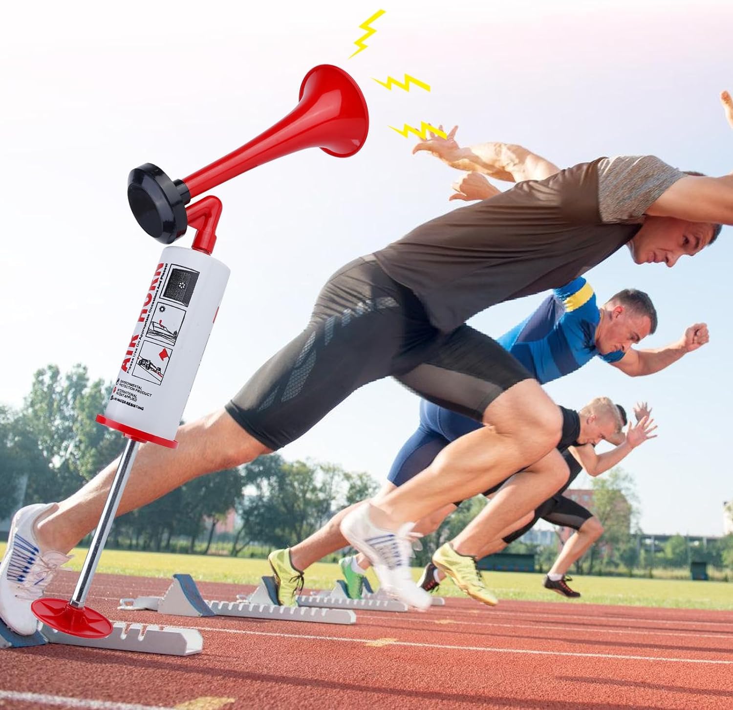 Kiuiom Self-Defense Air Horn Tromba Portatile for Nautica Eventi Sportivi