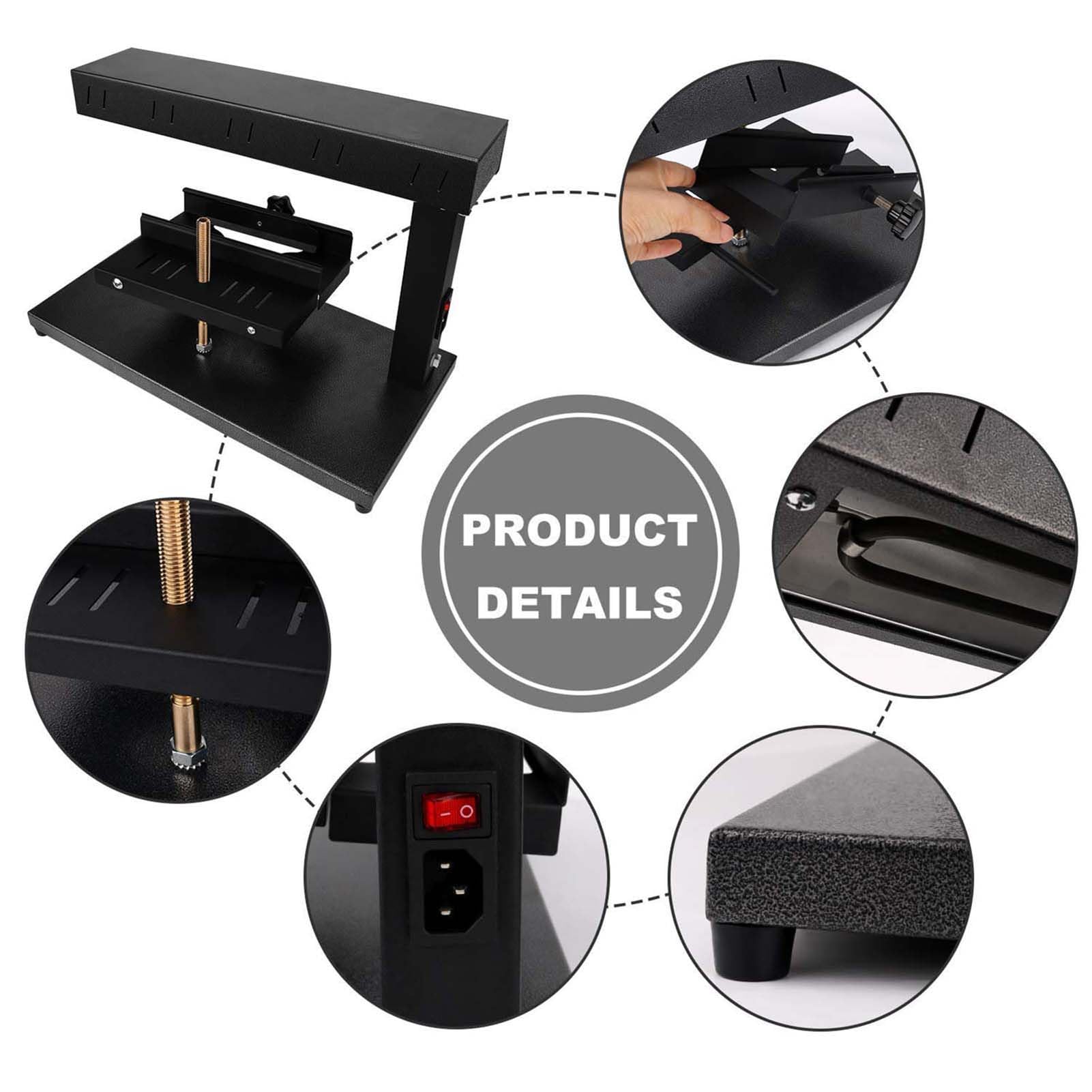 Machine à raclette commerciale avec chaleur réglable et demi-roue pour faire fondre le fromage dans les hamburgers, les nachos et les pâtes