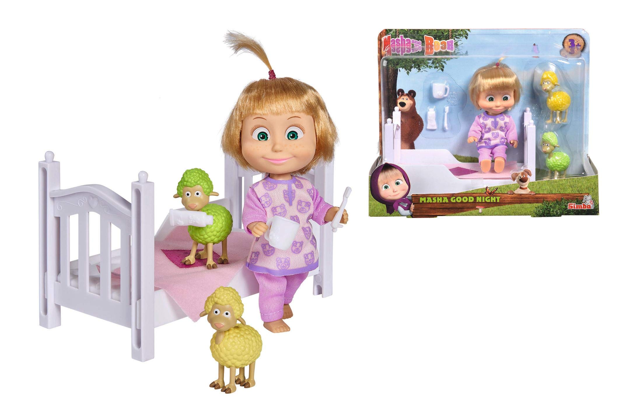 mashaページ Masha & the Bear Masha goes to sleep set : Buy Online at