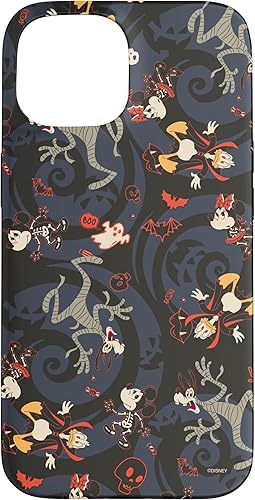 Miniatura 10 de iPhone 14 Pro Max Disney Mickey Mouse Minnie Donald y Goofy Spooky Funda de Halloween