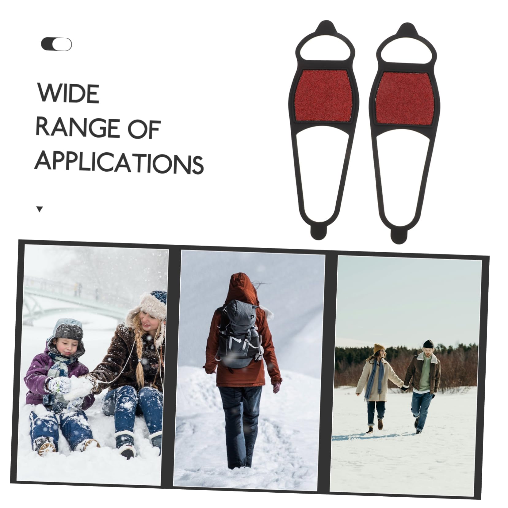 Eisstollen Schneeschuh Schuhspikes Schuhkrallen Klampen Schnee Spikes Steigeisen Eiskrallen Anti Rutsch zum Joggen