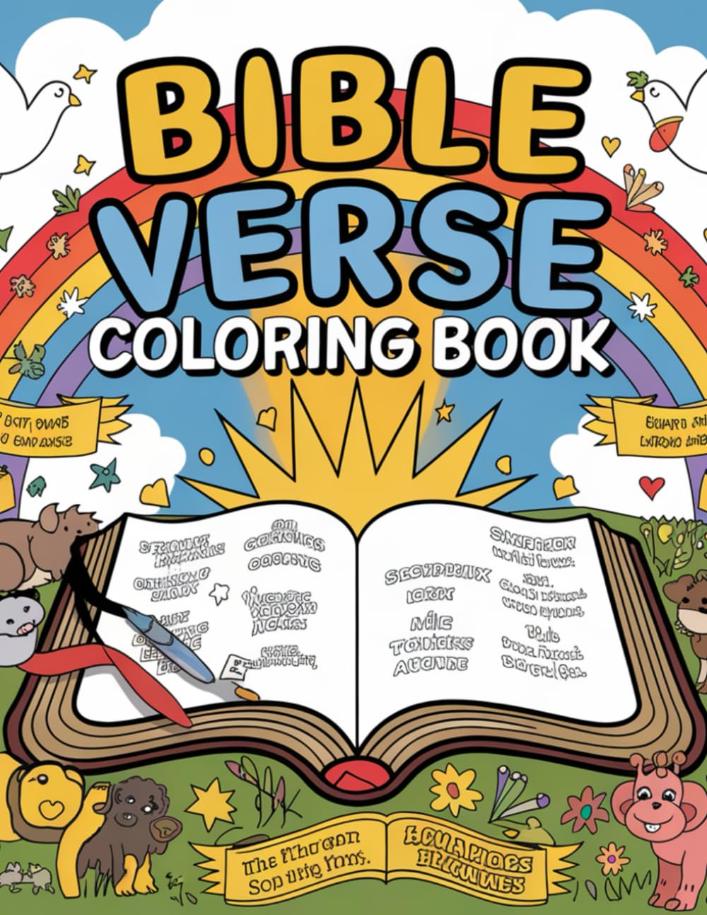 Bible Verse Coloring Book for Kids: Fun and Inspirational for Kids While They Learn About Faith
