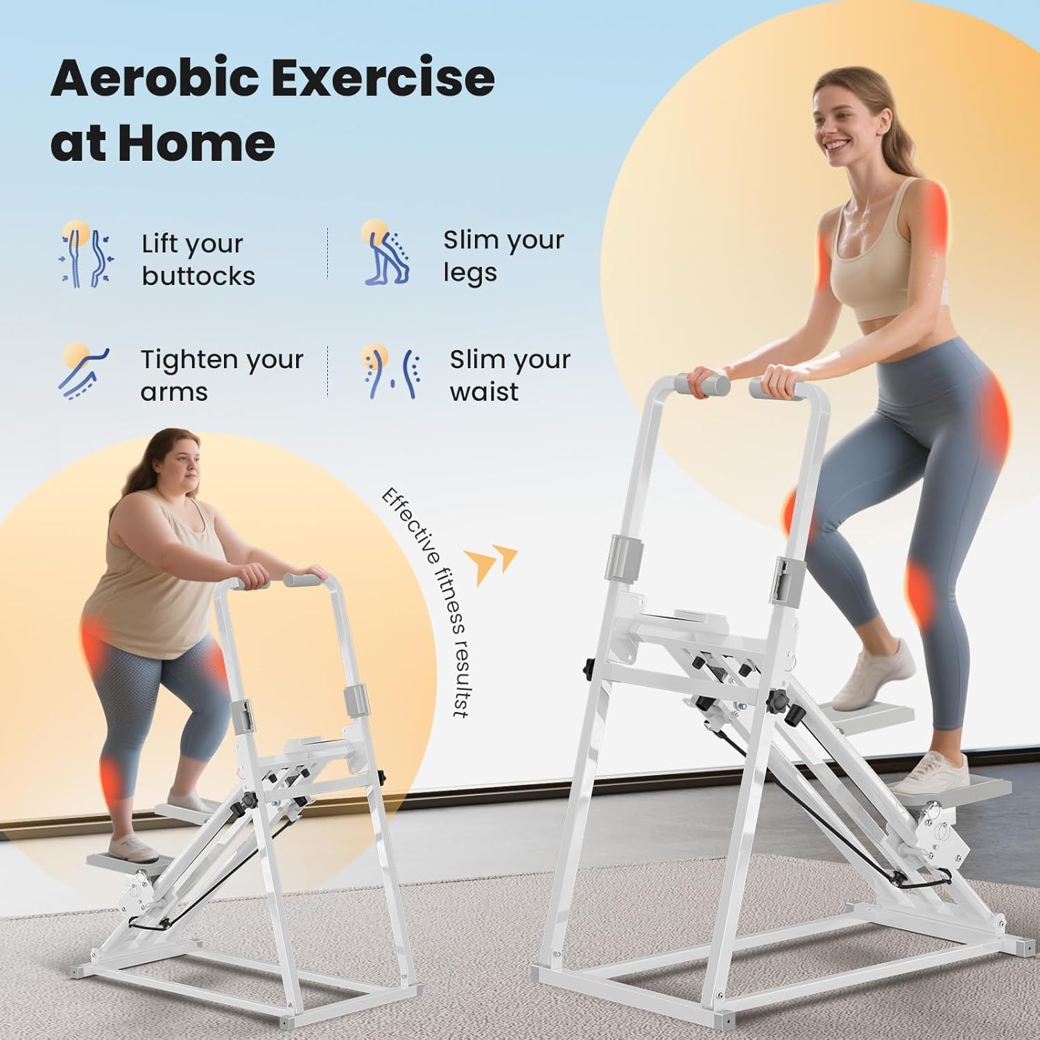 الة تسلق متدرجة قابلة للطي، الة تمارين تسلق السلالم العمودية م... - view 6