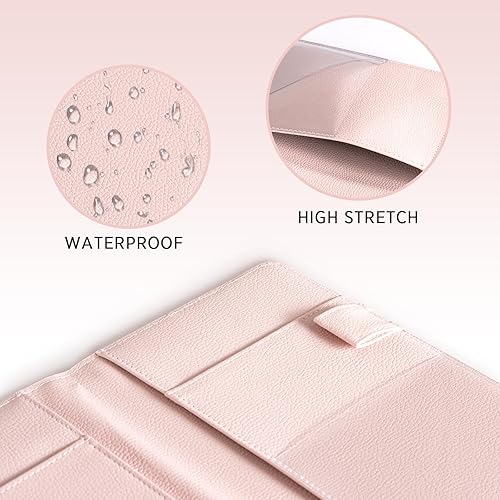 Miniatura 4 de CoBak - Libreta para meseros, organizador compacto con bolsillos transparentes y para dinero, portabolígrafo, se ajusta perfectamente al delantal,