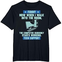 Computer Tech Support Gifts - Helpdesk Hotline Tech Support T-Shirt