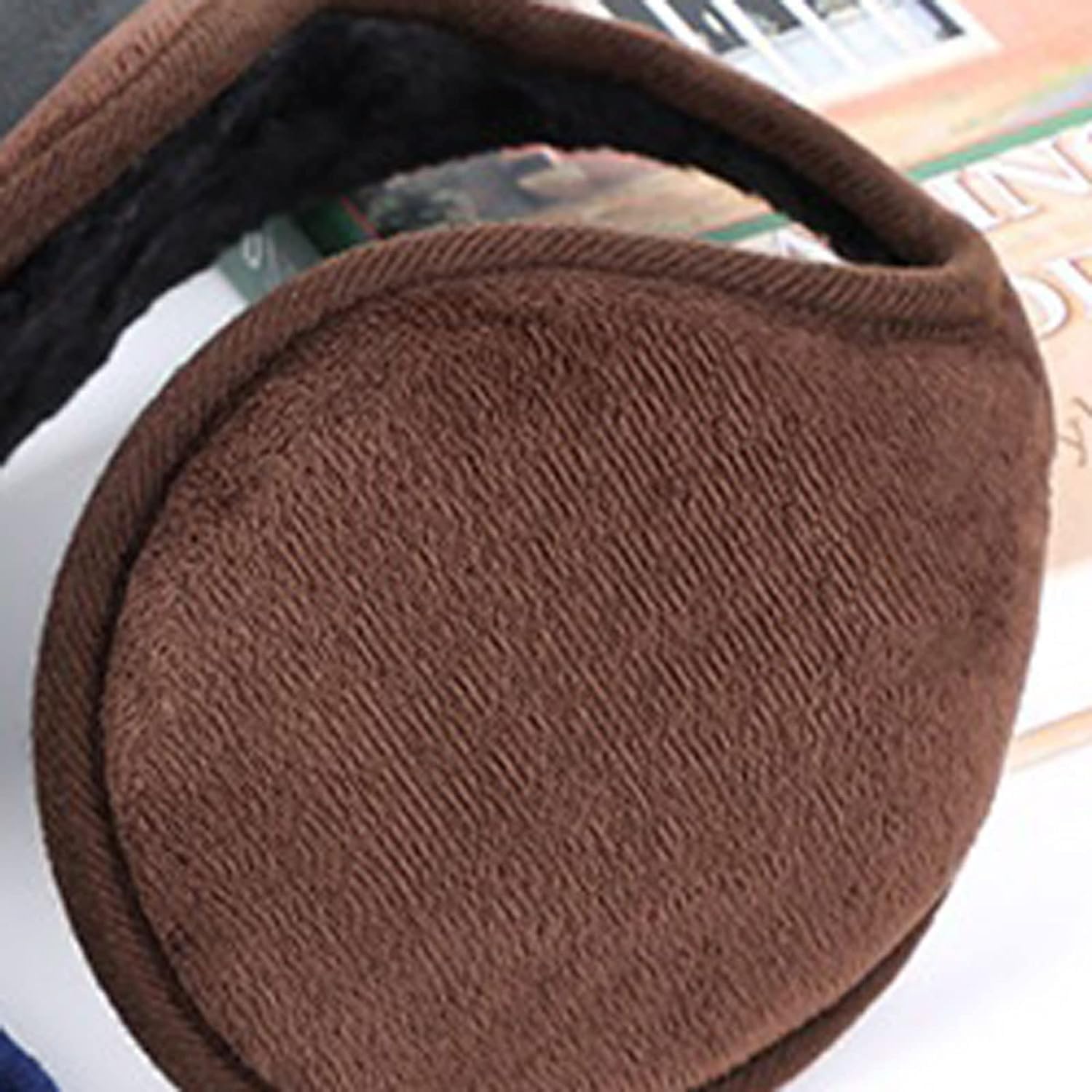 New Ear Muffs Earmuffs Male Plush Back-wearing Style Earflap Casual Keep Fleece Powerful Heat Storage to Lock In Temperature Ear Covering