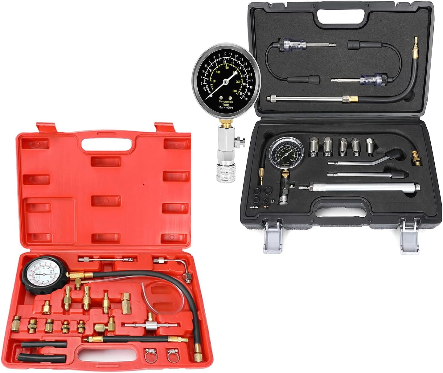 BETOOLL Fuel Pressure Tester Kit(1set) and Compression Tester Kit(1set)