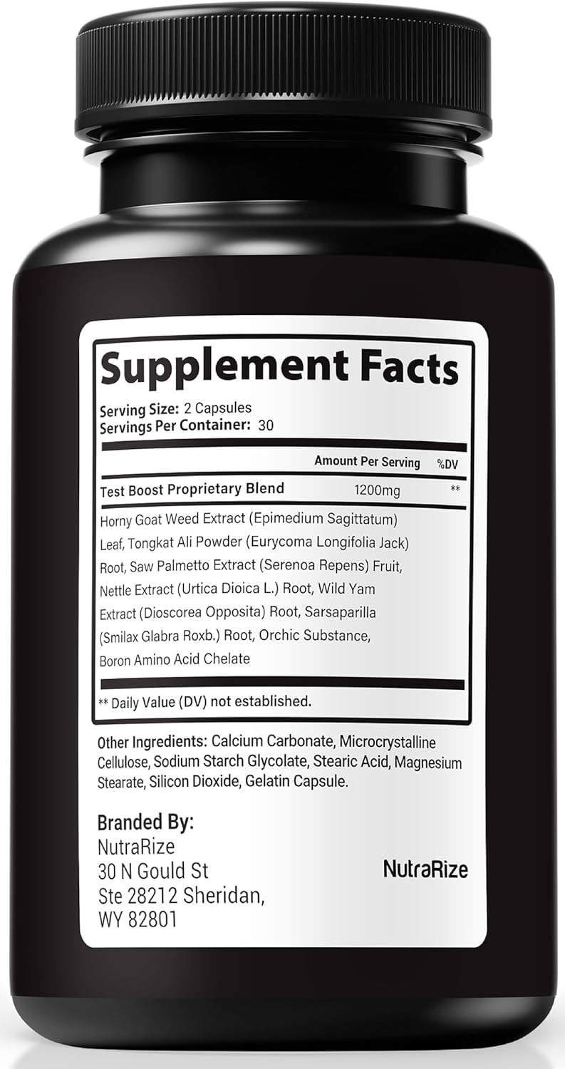Alfa Gigante Capsules, Official AlfaGigante Male Formula, All Natural Pills for Men, Supports Stamina, Energy Levels and Peak Performance, Premium Health Pastillas Review (60 Capsules)