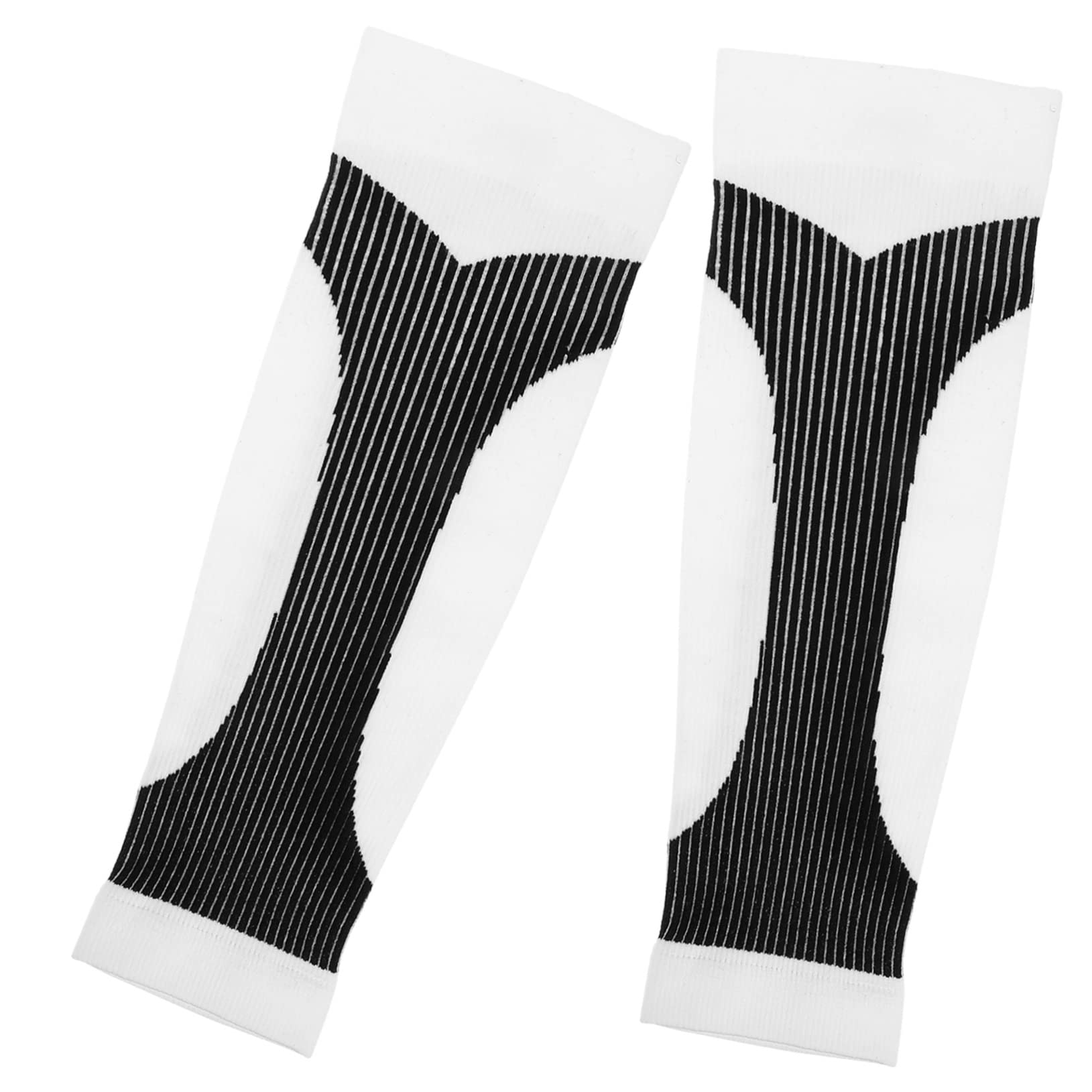 WOFASHPURET 2Pcs Breathable Calf Compression Sleeves for Sports Elastic Sports Socks for Running Hiking Football Training Lightweight Comfortable Durable Calf Protectors