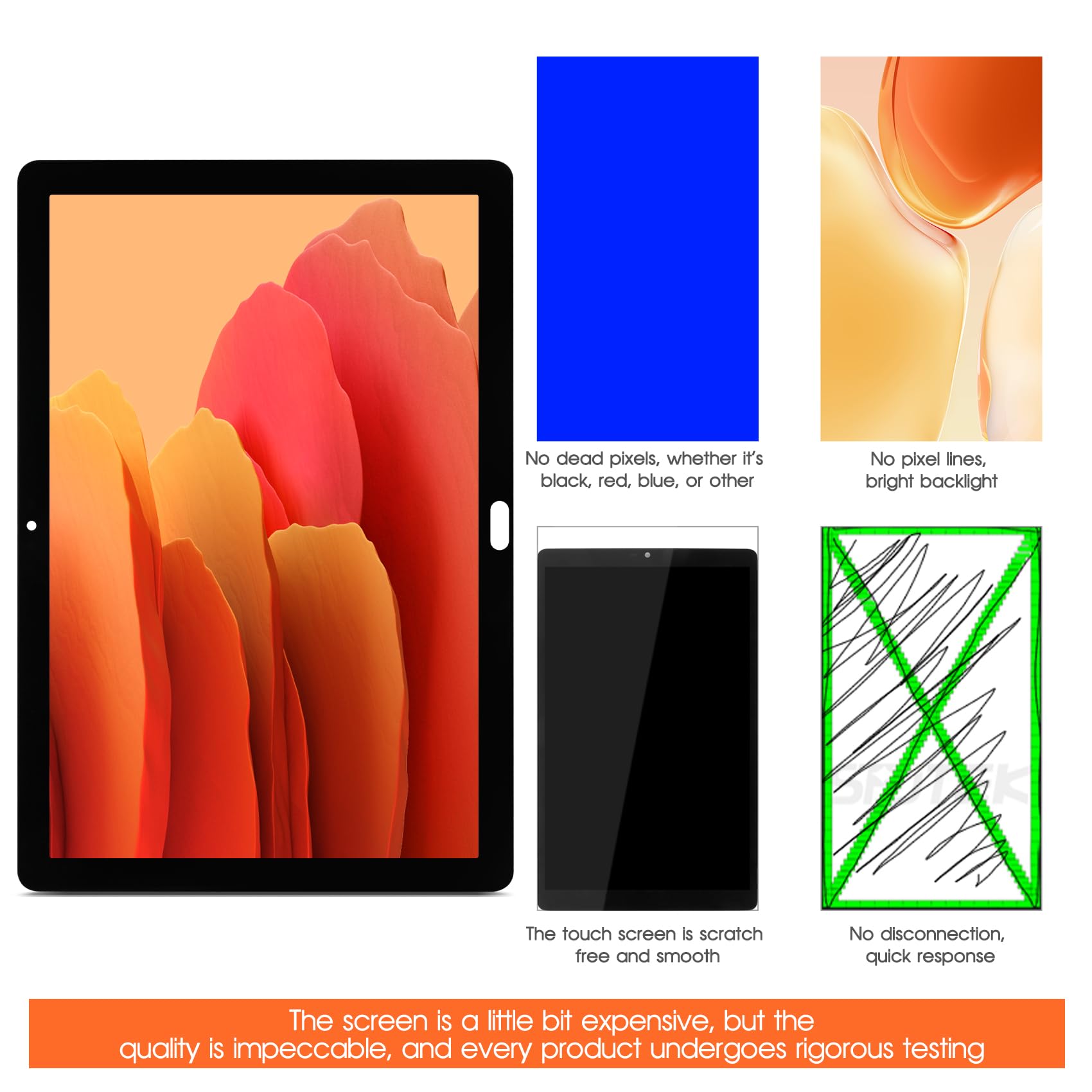 Bildschirmersatz für Huawei MediaPad M5 Lite 10 LCD Display für Huawei MediaPad M5 Lite BAH2-L09 BAH2-W09 10,1 Zoll LCD Screen Touchscreen Digitizer Montage mit Reparatur, Schwarz