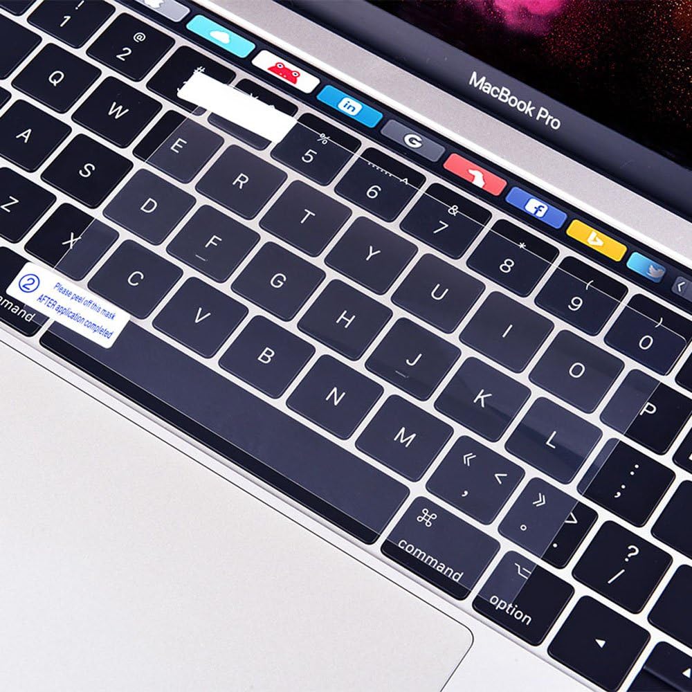 (2 Pack) Clear Anti-Scratch Trackpad Protector Touchpad Cover Skin for Newest MacBook Pro 13 Inch with or Without TouchBar Model A2159 A1706 A1989 and A1708