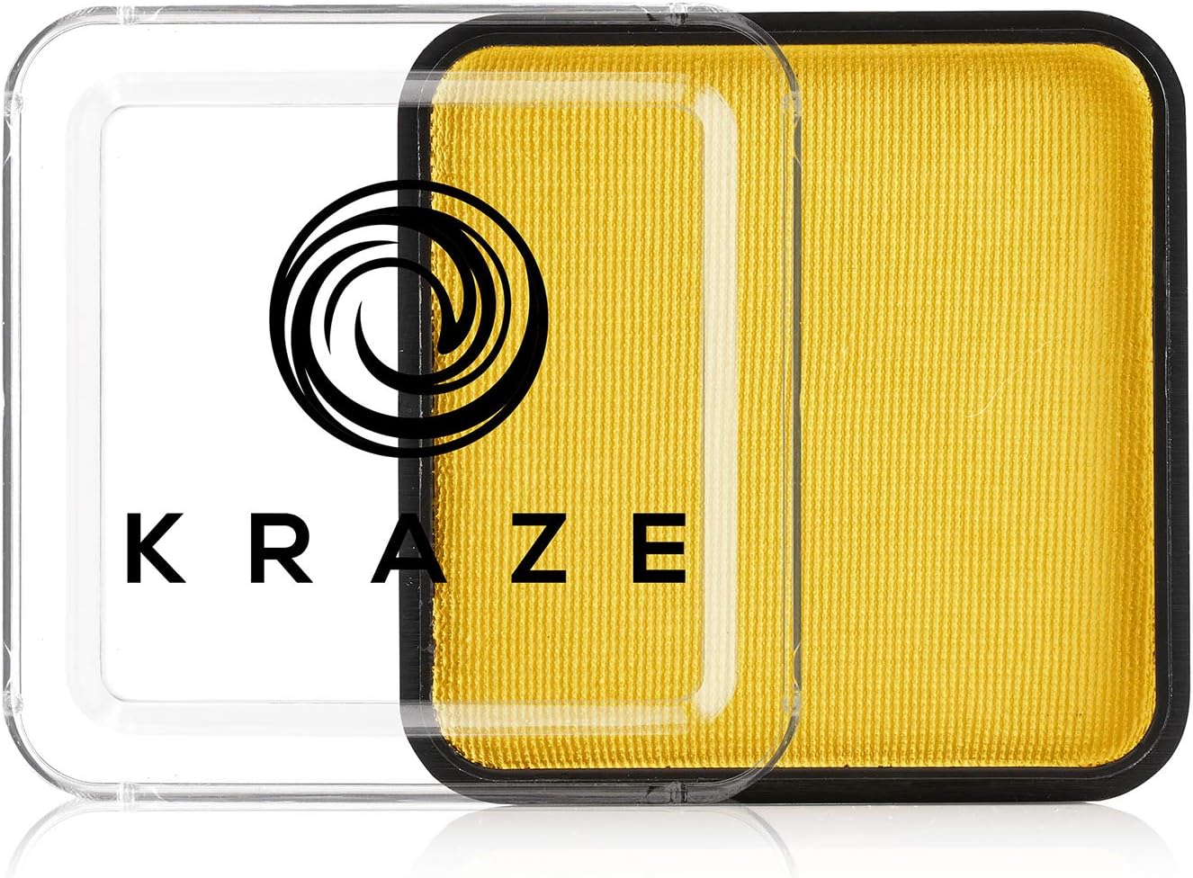 Kraze FX Square - Light Yellow Face Paint (25 gm) - Hypoallergenic, Non-Toxic, Water Activated Professional Face & Body Painting Makeup Supplies for Adults
