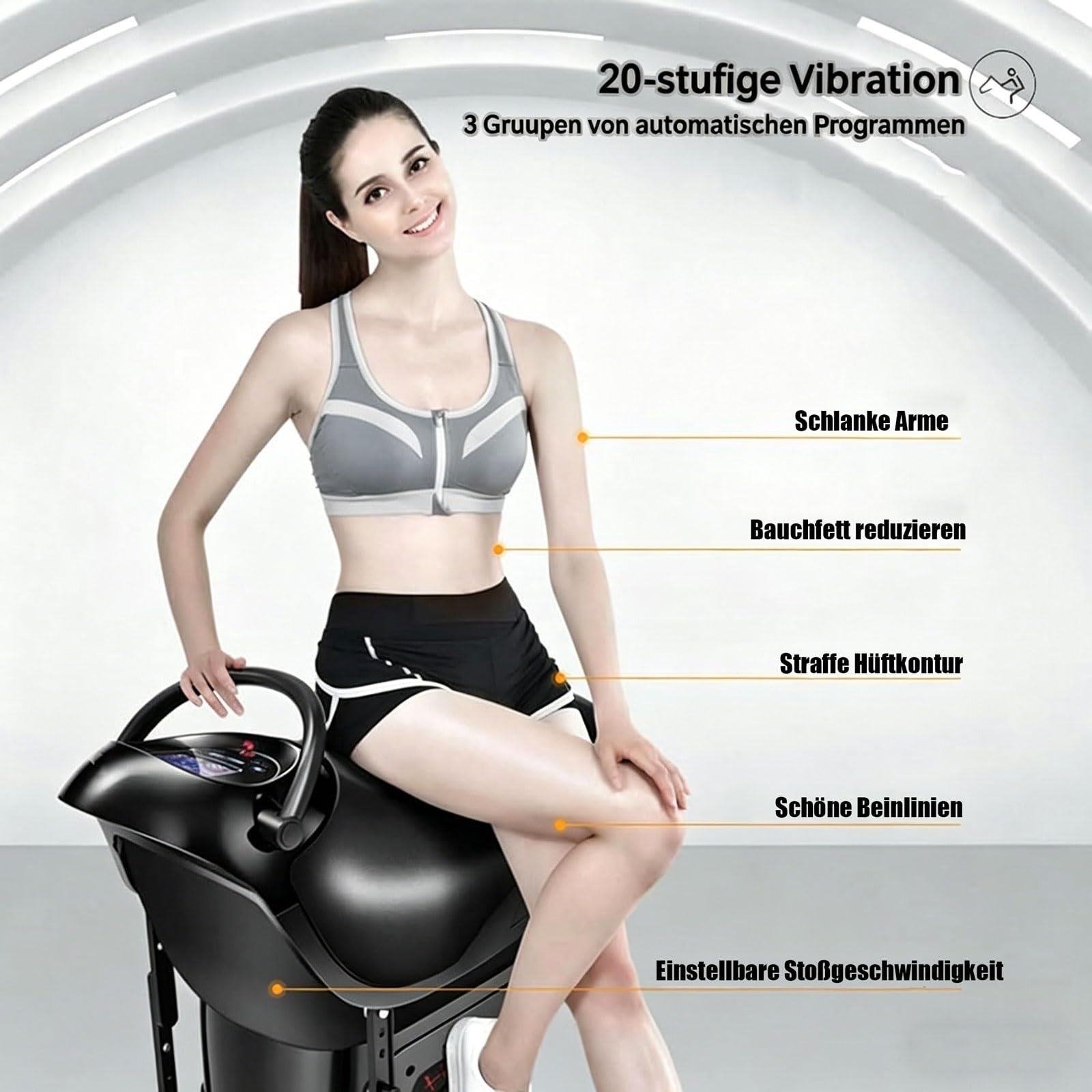 Elektrischer Reitsimulator, 3D-Bauchmuskelmaschine Mit LCD-Display, Tragkraft 150 Kg, Indoor-Reitmaschine Mit Sicherheitsschalter