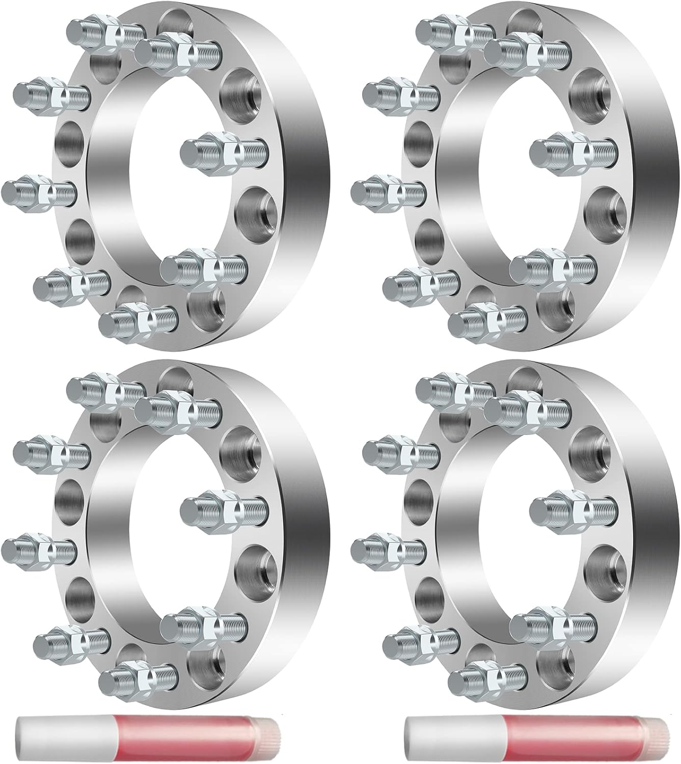 ECCPP 4PCS 1.5" Wheel Spacers 8x6.5 8x165.1mm 126.15mmcb 8 Lug for ford for F-350: 1988-1998 | for Econoline E-250 for Econo88line E-350: 1992-2012
