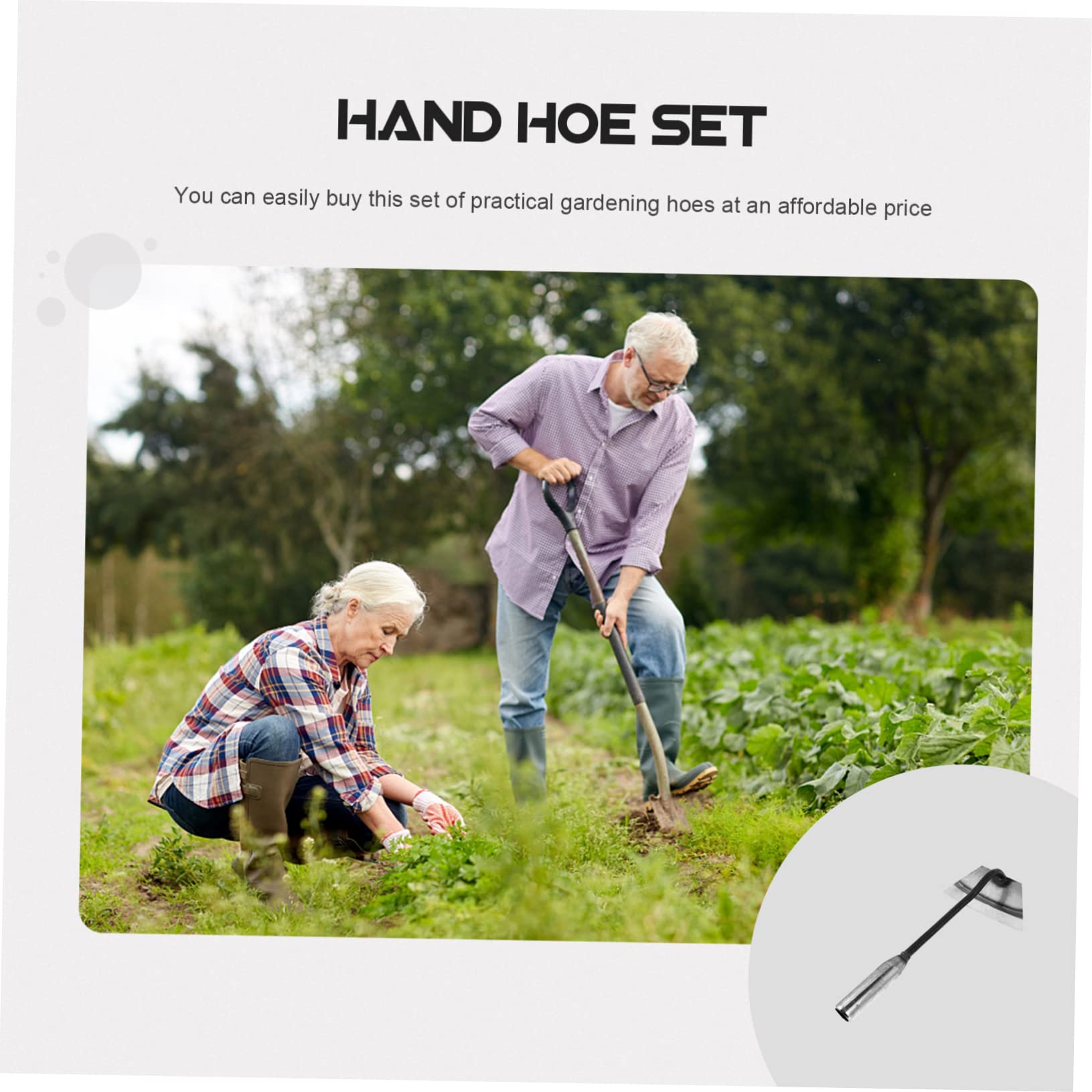 BESPORTBLE 2 Piezas De Azadas Pequeñas Herramienta De Excavación Manual Azadas De Cultivo Azadas De Mano Azadas De Jardinería Azadas De Mano Agrícolas Suministros De Jardinería