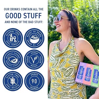 Better Than Booze Mocktails Non-Alcoholic Drinks | Alcohol Alternative Beverages, Ritual Zero Proof | Enjoy Your Drink Moment with Our Alcohol Free Drinks | Non Alcoholic Mocktail 3 Varieties, 6 Pack