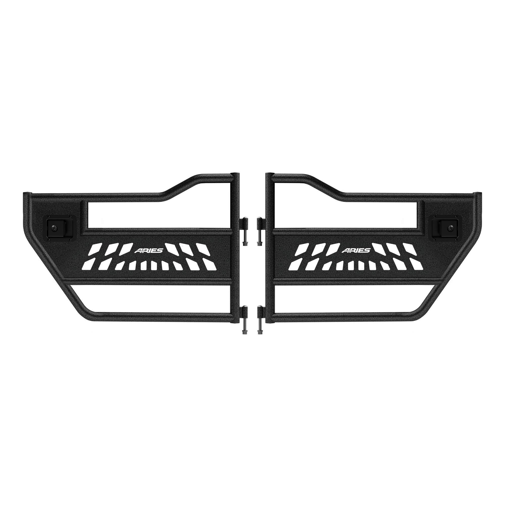 Amazon.com: ARIES 25009 Black Aluminum Rear Jeep Wrangler JK Tube