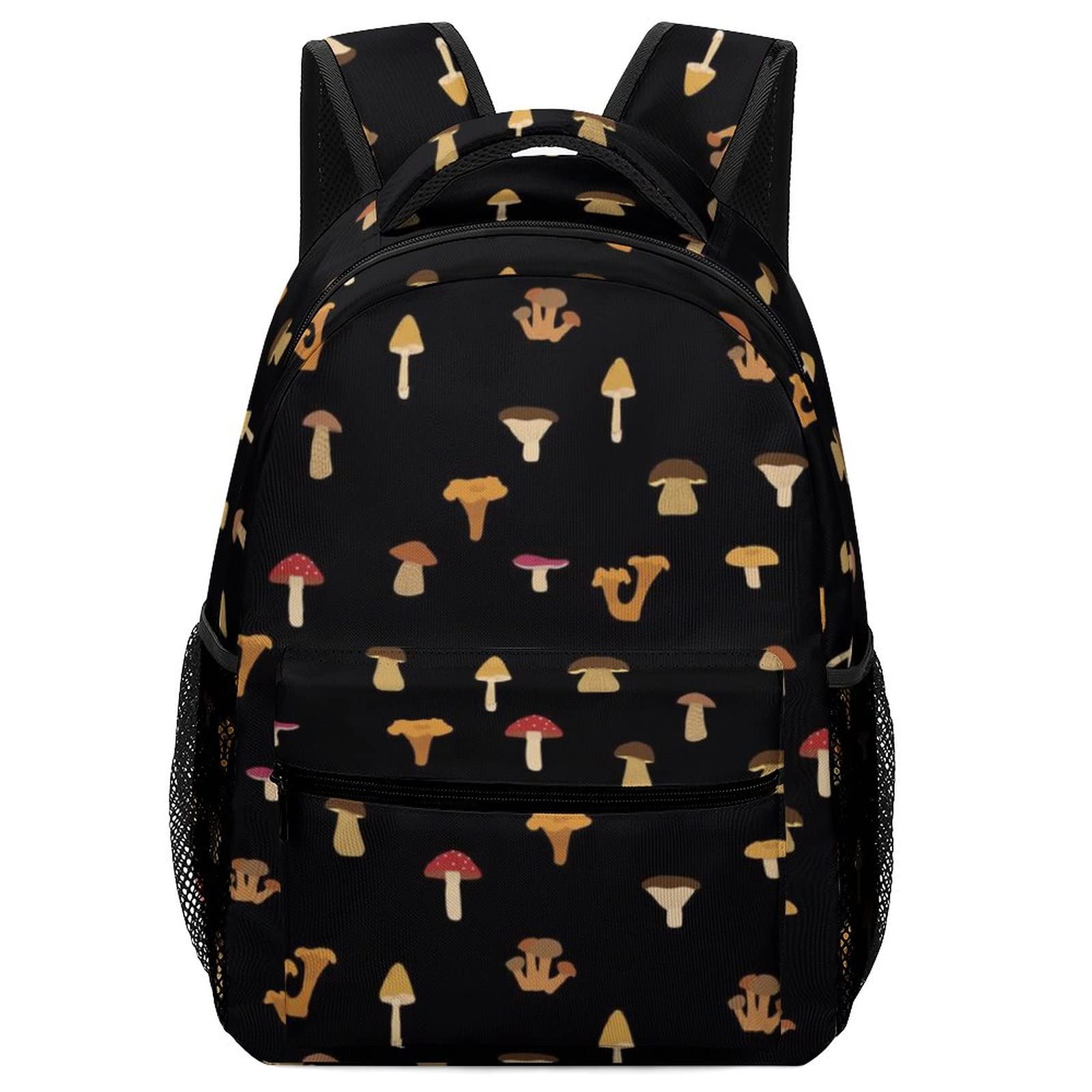 Xvx-BoomMushroom Moon (4) Backpack Print Work Leisure Travel Schoolbag Adjustable Practical Gift Unisex Laptop Backpack