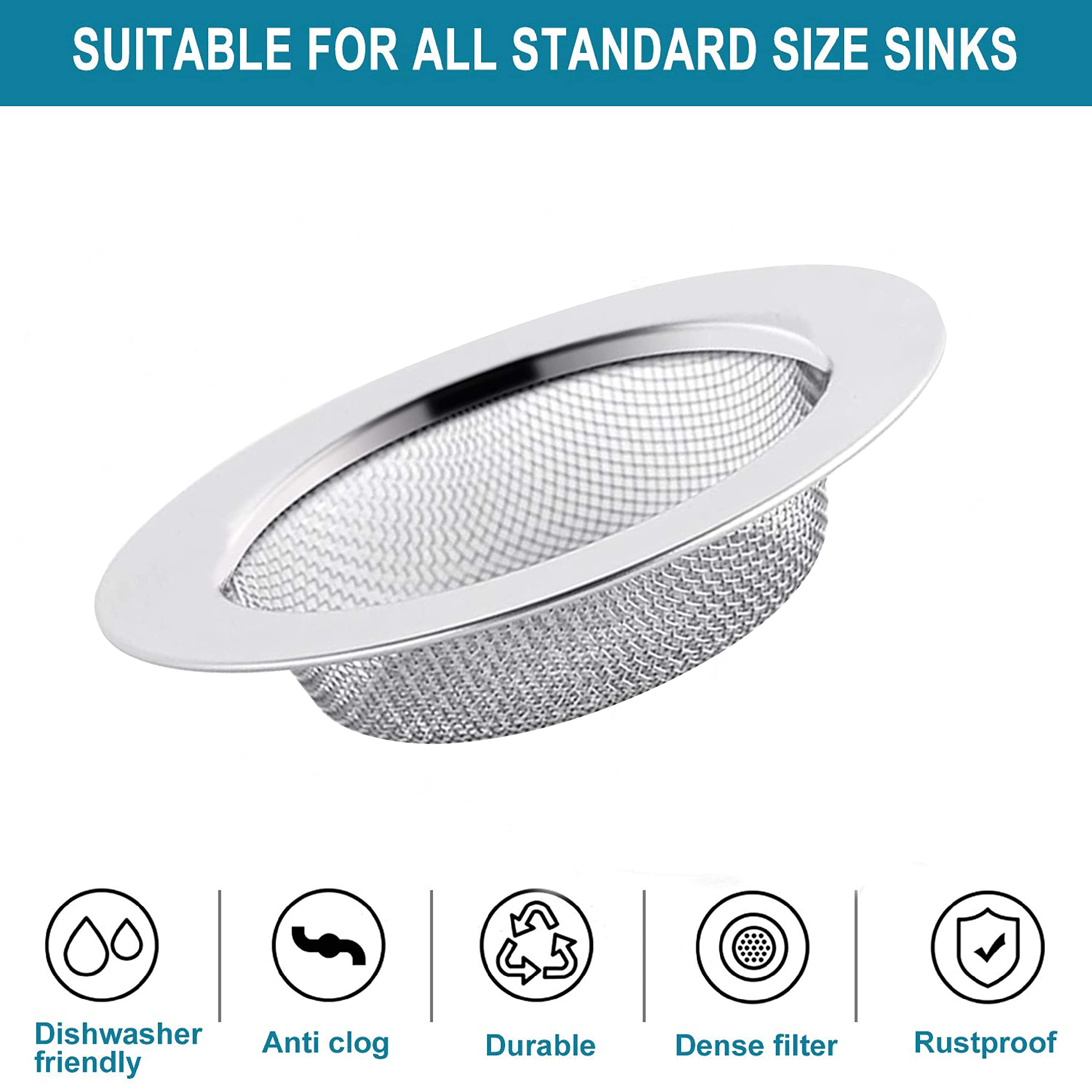 Colino Per Lavello, Filtro Di Scarico 3 In 1, Filtro Di - Foto 8