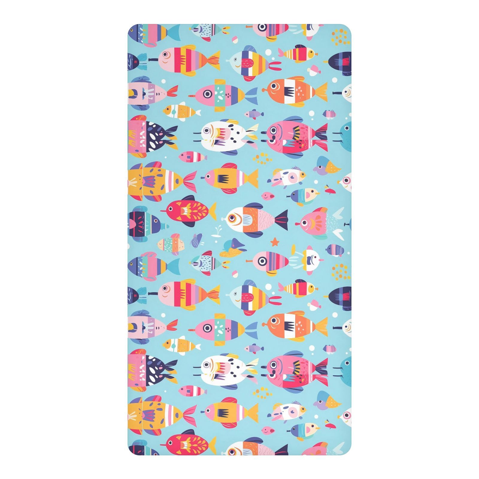 Drap de berceau imperméable en mousseline anti-fuite pour lit bébé garçon 132x71