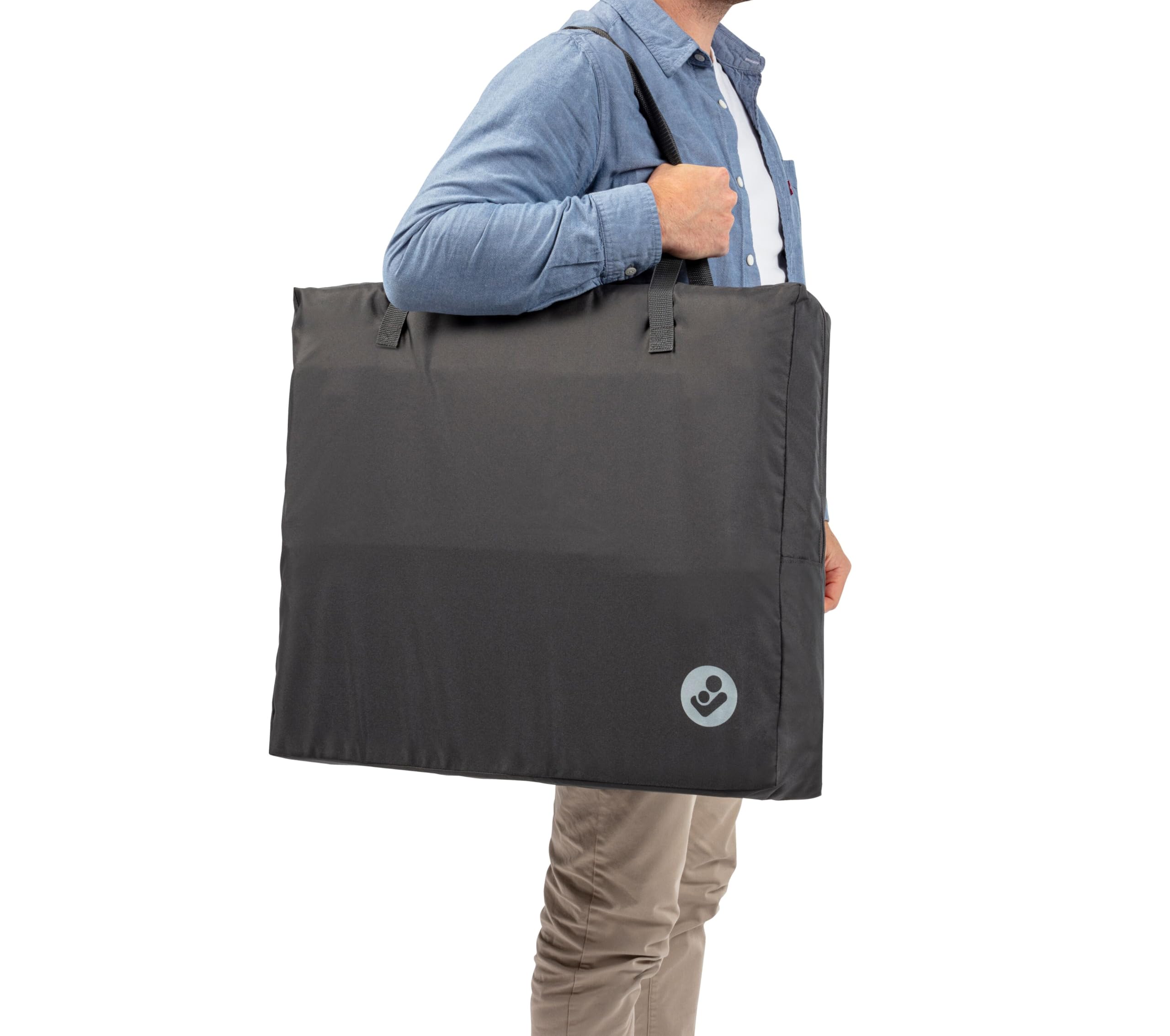 Maxi-Cosi Calao Light Lettino da Viaggio, super compatto e leggero, materasso CloudCore, 2 livelli di riposo, borsa da viaggio, per neonati e bambini (0–3 anni), max 15 kg, Beyond Green Eco
