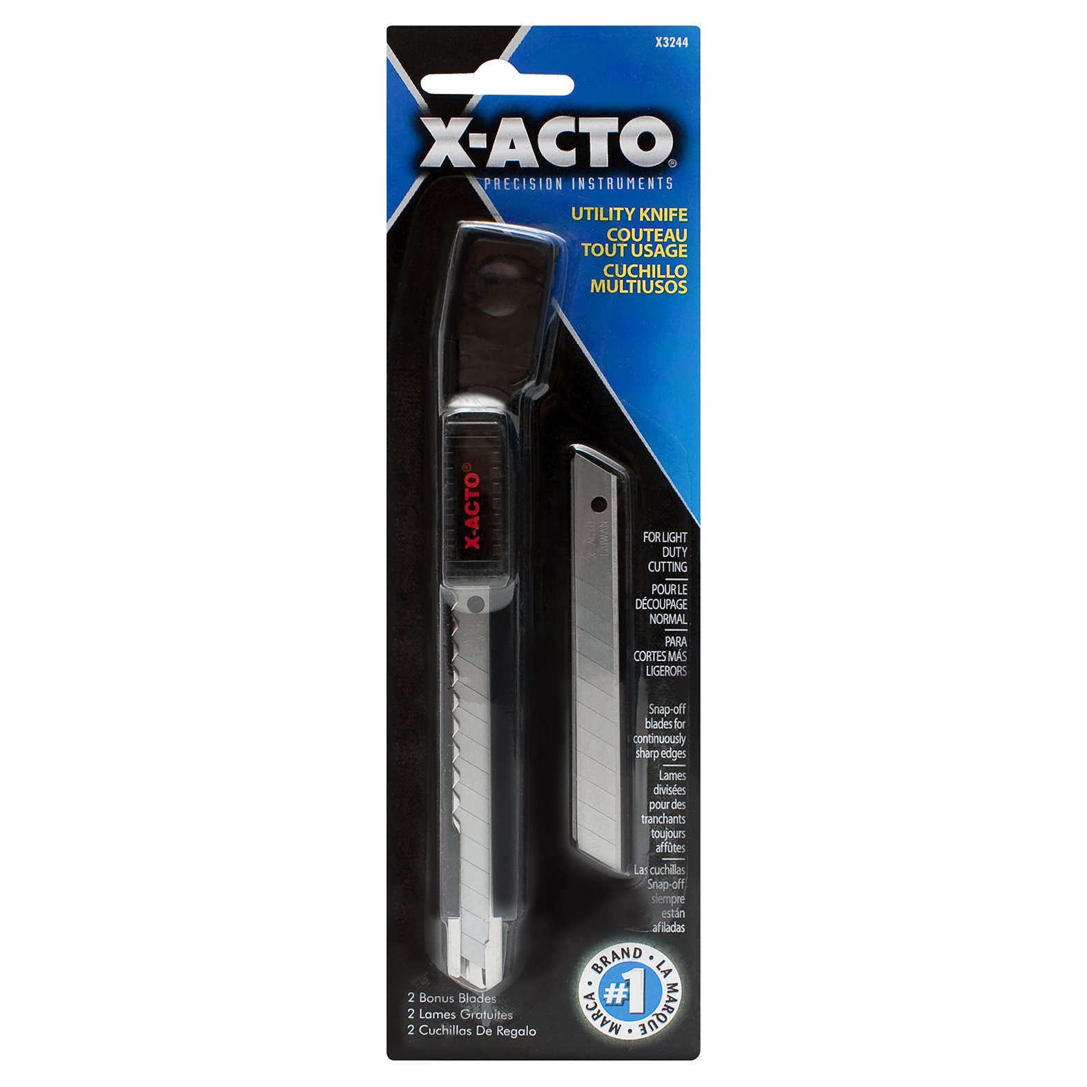 ELMERS X-Acto Light Duty Snap-Off Blade Utility Knife Each (X3244)