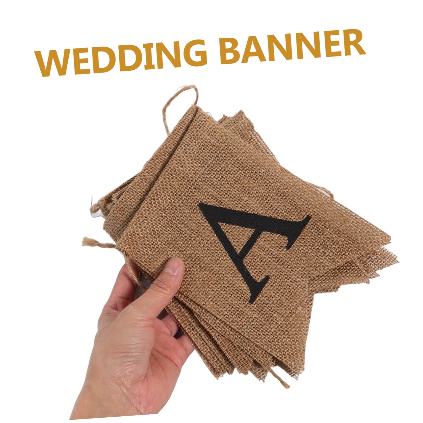Abaodam 2 Stück „fast Verheiratet“-banner Hochzeits-leinenflagge Hochzeitsdekoration Einfach Zu Fotografieren Requisite Für Paare