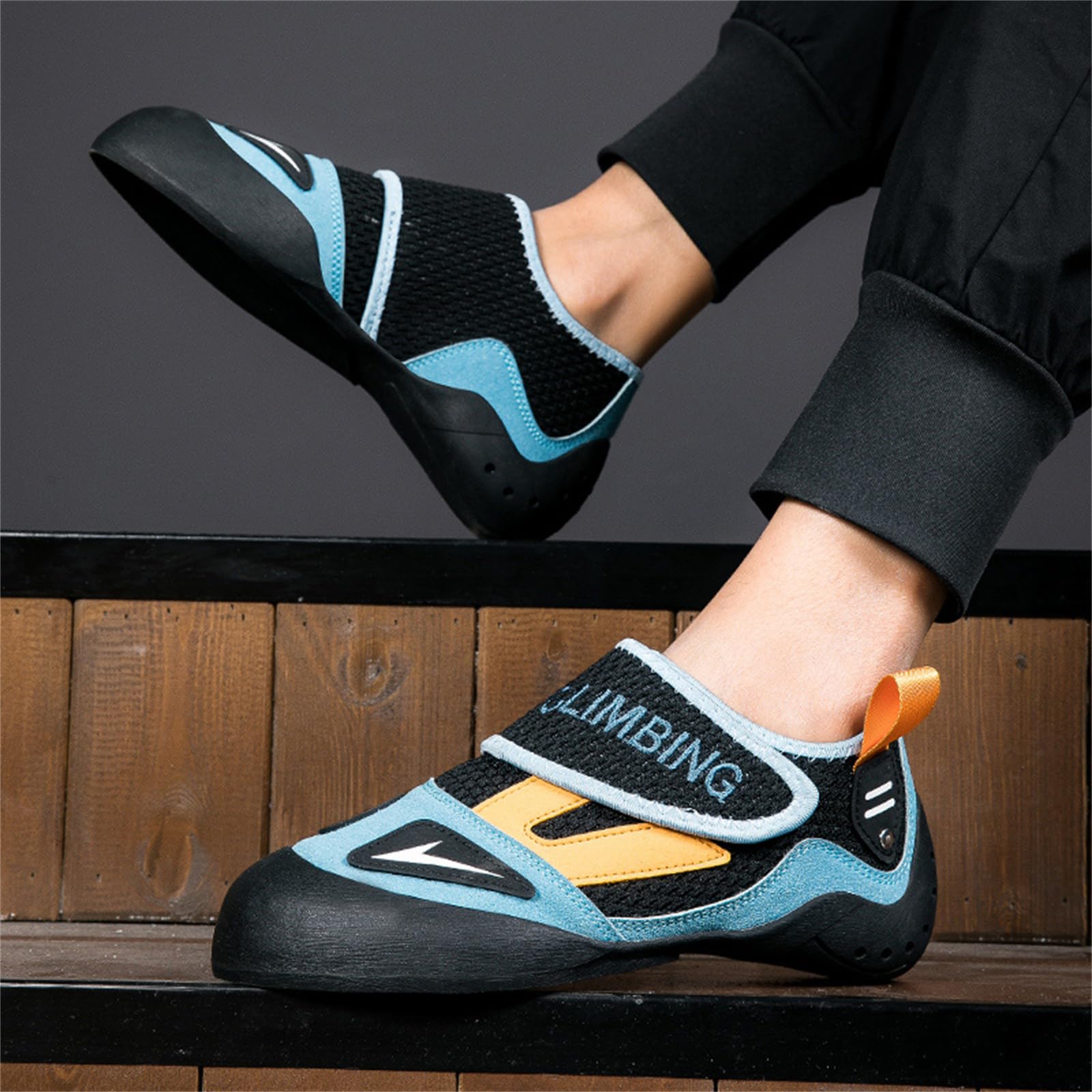 Zapatos De Escalada Zapatos De Boulder Hombres Mujeres Antideslizantes Ligeros Principiantes para Niños Entrenamiento De Escalada En Roca