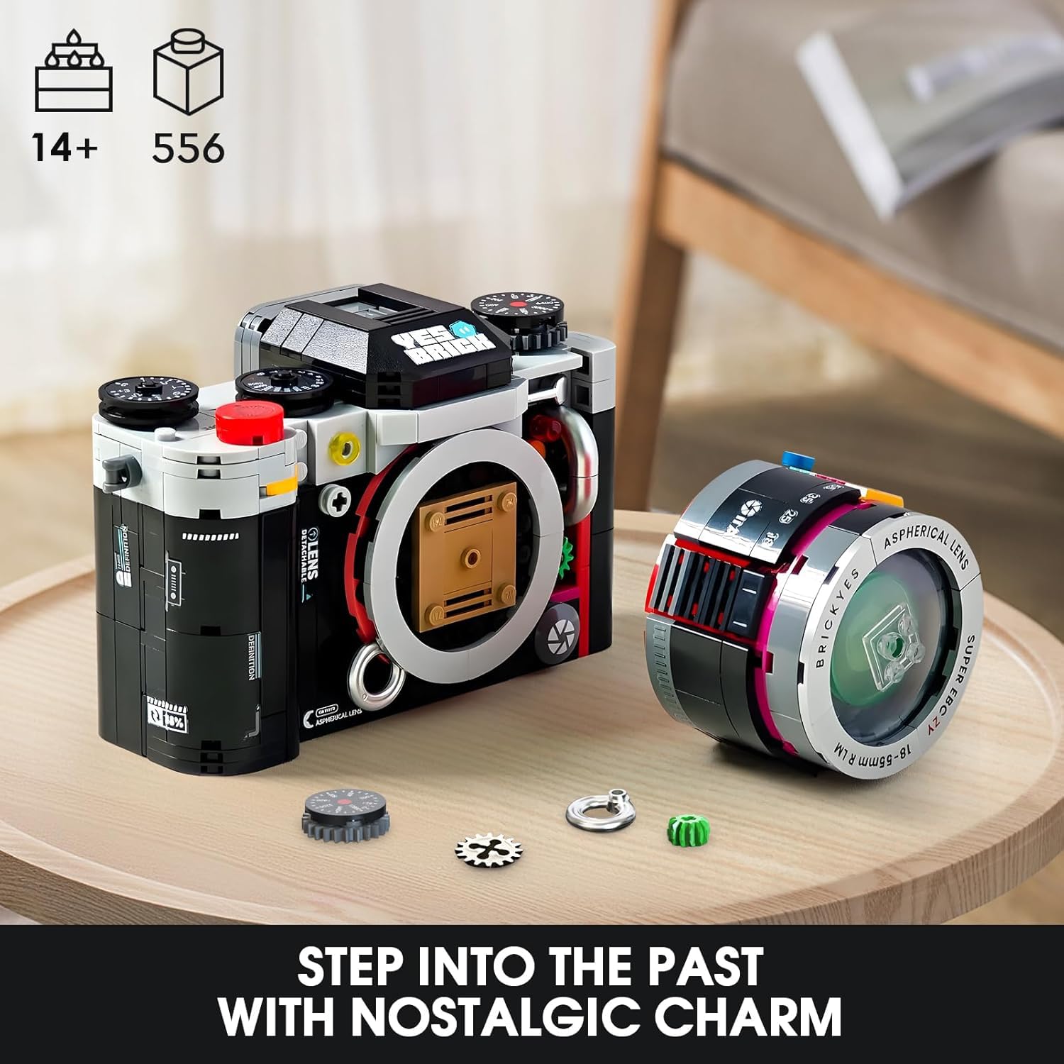 Amazon.com: Vziimo Retro Camera Building Set for Adults, Vintage