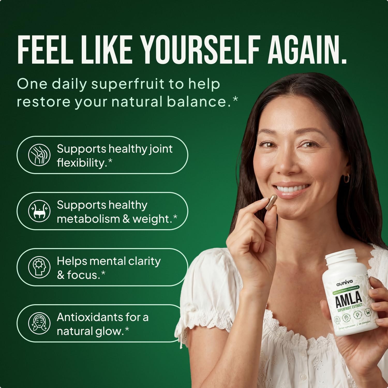 Amla Superfruit Extract 1000mg – Supports Weight Management, Healthy Digestion & Metabolism – Promotes Radiant Skin, Hair Strength & Anti-Aging – 60 Capsules (3-Pack) — Amazon image 3
