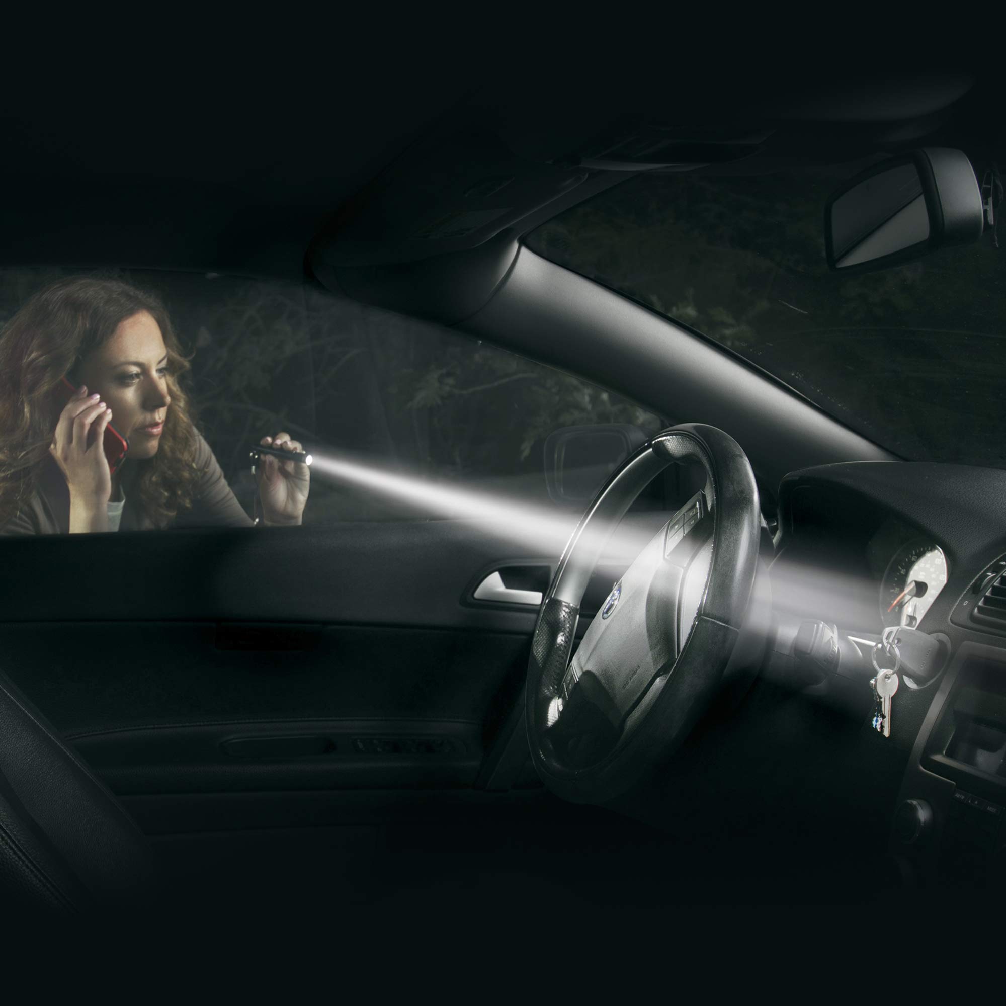 Image secondaire de Lampe de Poche LED MagLite Solitaire Noir 8 cm avec Porte-Clé