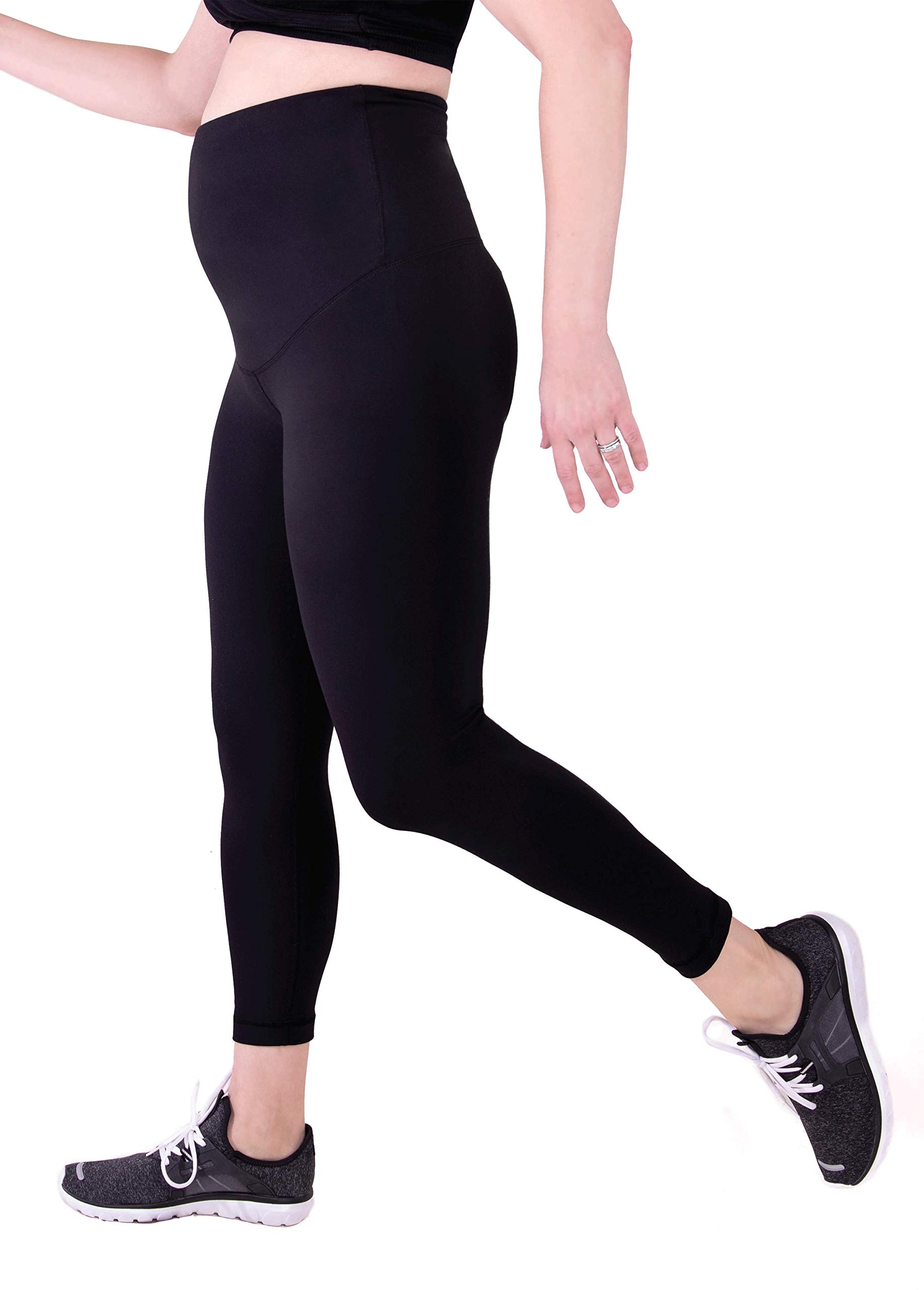 Ingrid & IsabelActive Postpartum Legging w/Compression | for Recovery | Black