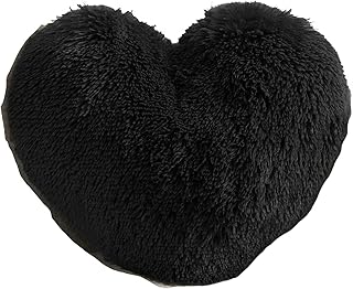 MorroMorn Fluffy Heart Throw Pillows, Shaggy Decorative Pillow for Sofa ...