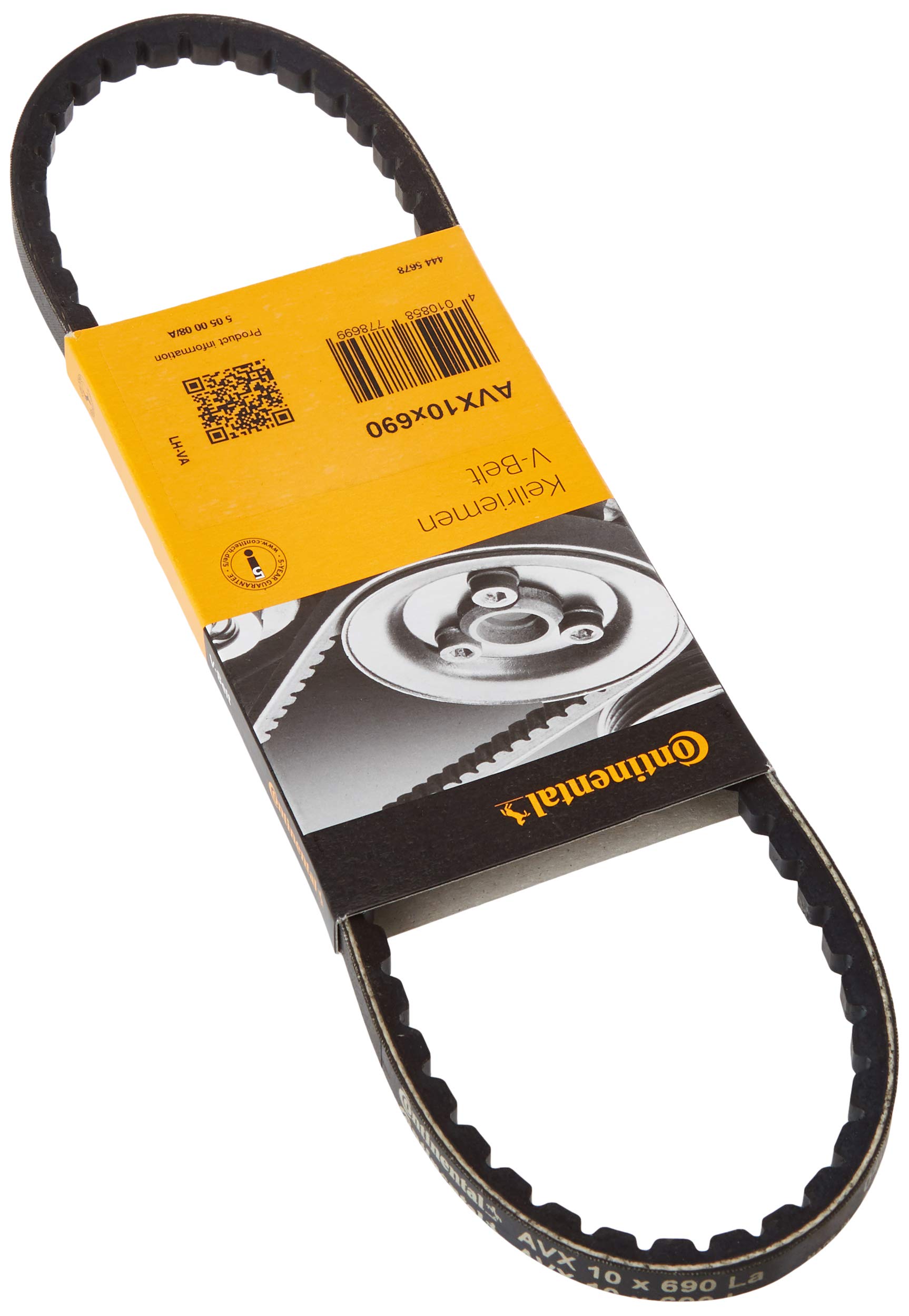 Original CONTINENTAL CTAM V-belt AVX10X690 for Audi Fiat Ford Honda Lancia