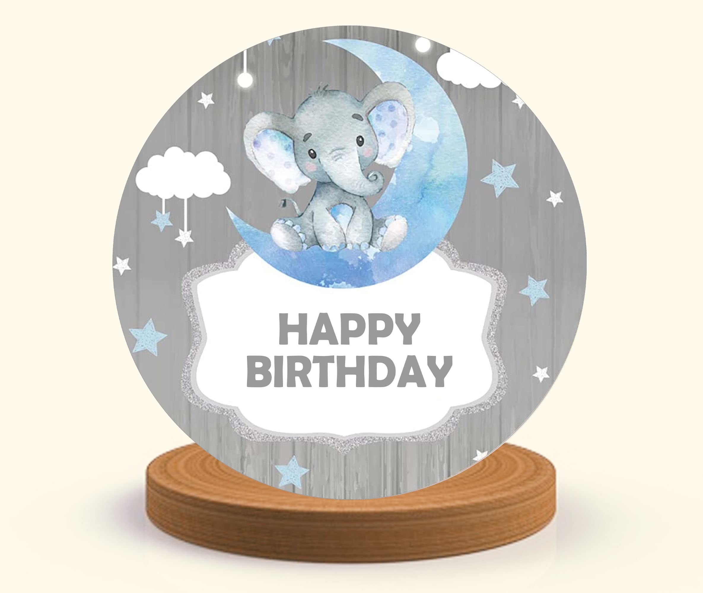 THEME MY PARTY ELEPHANT THEME PARTY BIRTHDAY PARTY BACKDROP FOR DECORATIONS (3ft*3ft)