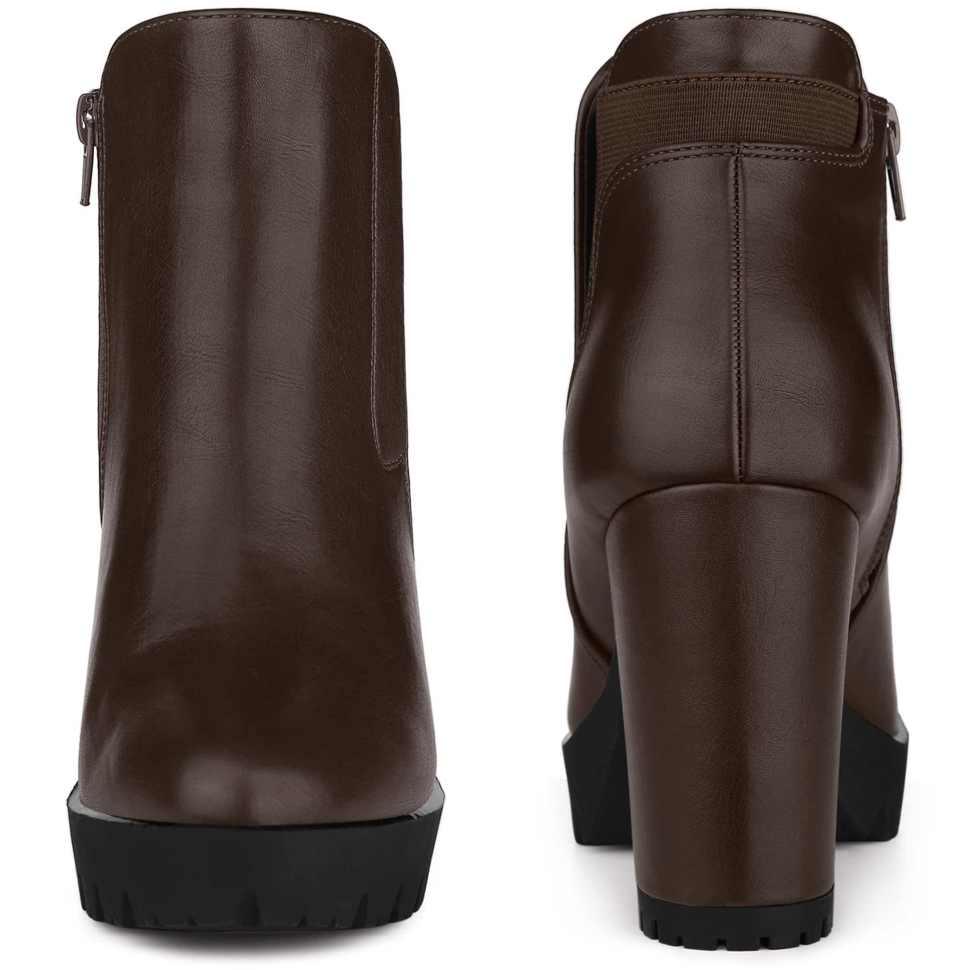 Perphy Stivaletti Chelsea con tacco alto e plateau da donna