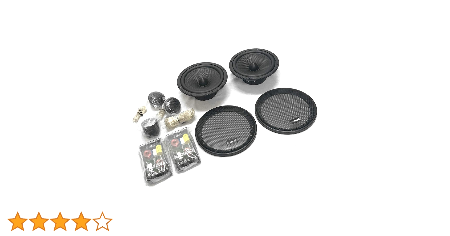 まさ 黒【UVカット1/2インチフルセット】2セット Amazon.co.jp: Carwales 6.5インチ 165mm 2Way セパレート