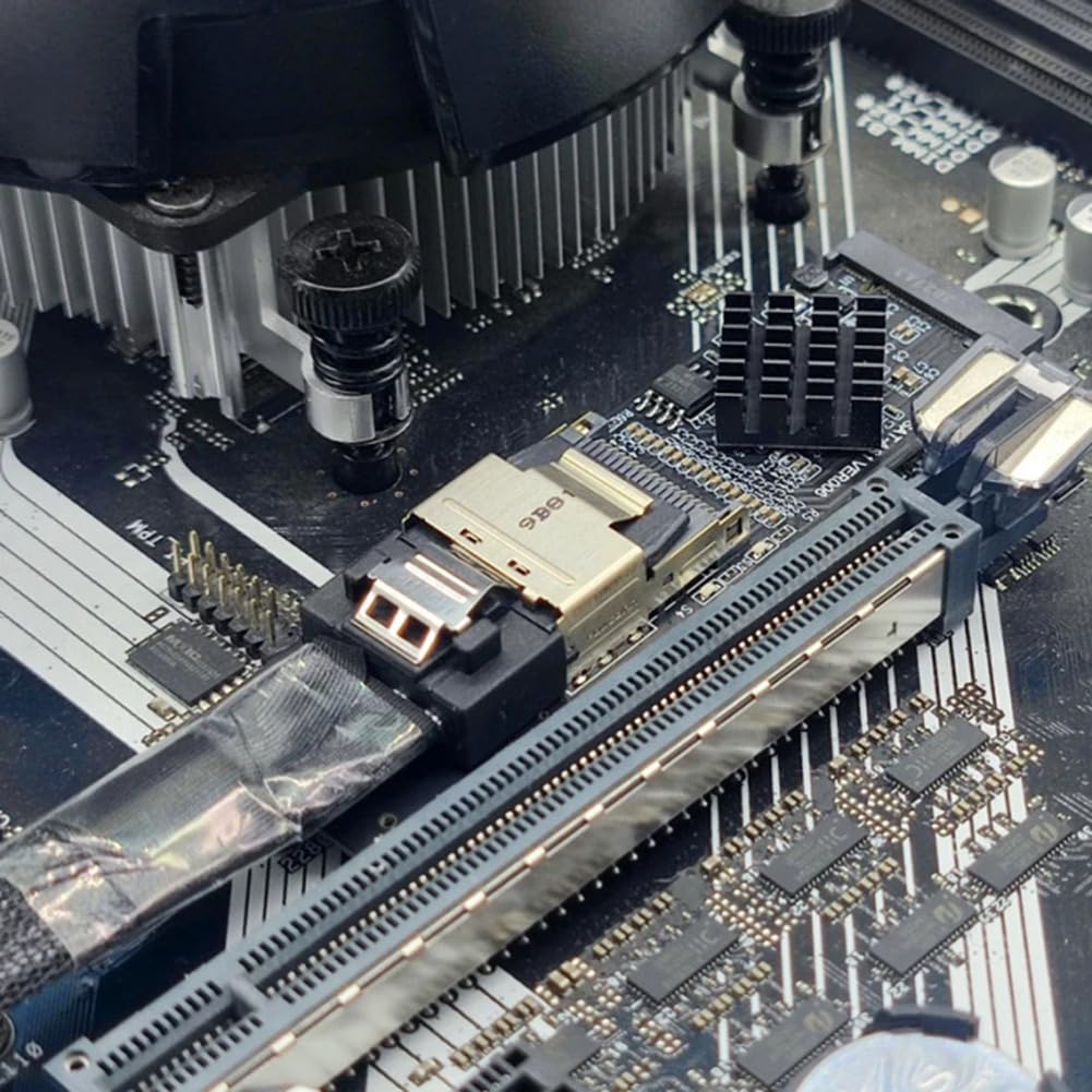 Prise en charge de la carte d'extension M.2 NVME vers Mini SAS SFF-8087 contrôleur SATA 4 ports SATA3.0 6 Gbps HDD SSD SATA de SFF8087 à M2 NVME